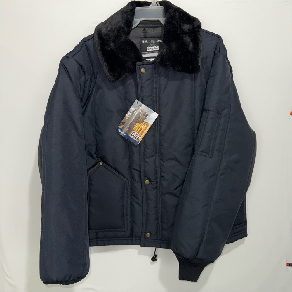 RefrigiWear Men's Insulated Iron-Tuff Arctic Jacket Soft Fleece Collar 2XL 0359R